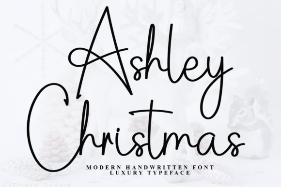 Ashley Christmas: The Elegant Script Font for Modern Design