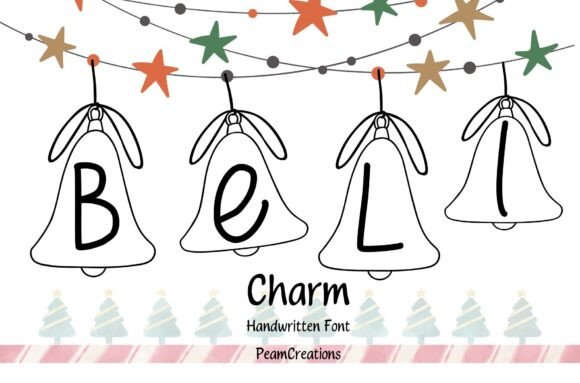 Bell Charm: A Festive Handwritten Font for Modern Creativity
