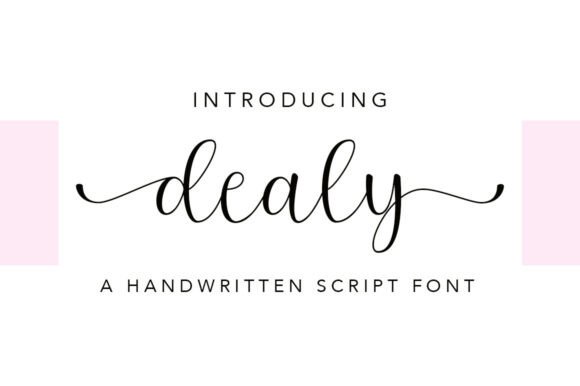 Dealy: A Handwritten Font That Elevates Design with Style and Elegance