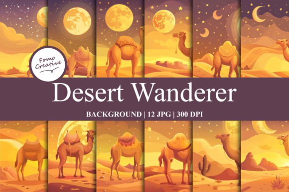 Desert Wanderer Background: A Versatile Tool for Digital Design Projects