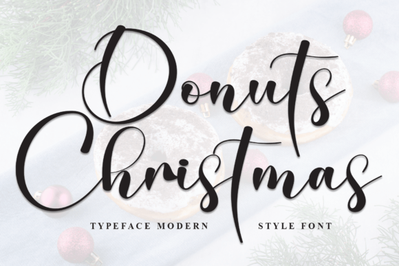 Donuts Christmas: A Stylish and Elegant Script Font for Modern Design