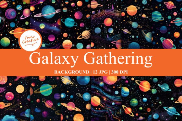Galaxy Gathering Backgrounds: A Strategic Tool for Enhancing Digital Creativity and Professional Projects