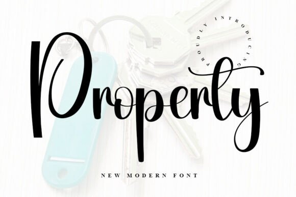 Property Font: A Modern Choice for Vibrant and Elegant Design Projects