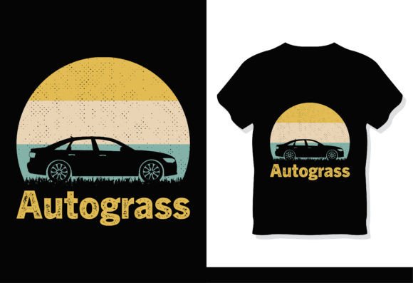 Retro 80s 90s Autograss Tshirt Design