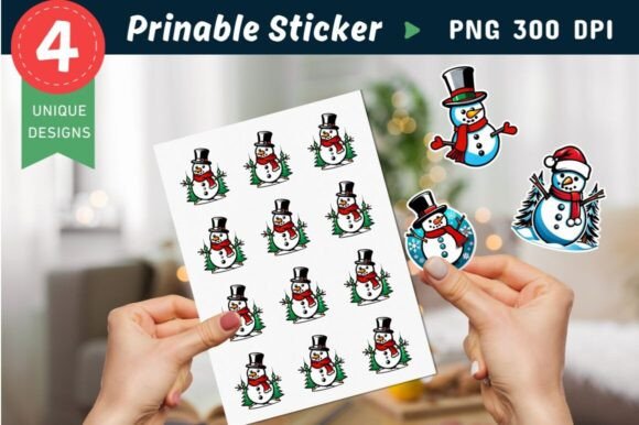 Snowman Stickers and Christmas Stickers: Creative Tools for Holiday Cheer and Personal Expression