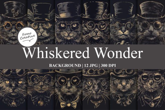 Whiskered Wonder: A Designerβs Guide to Choosing the Right Digital Paper Backgrounds