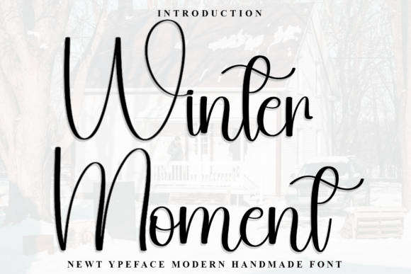 Winter Moment Font: A Beautiful Handcrafted Typeface